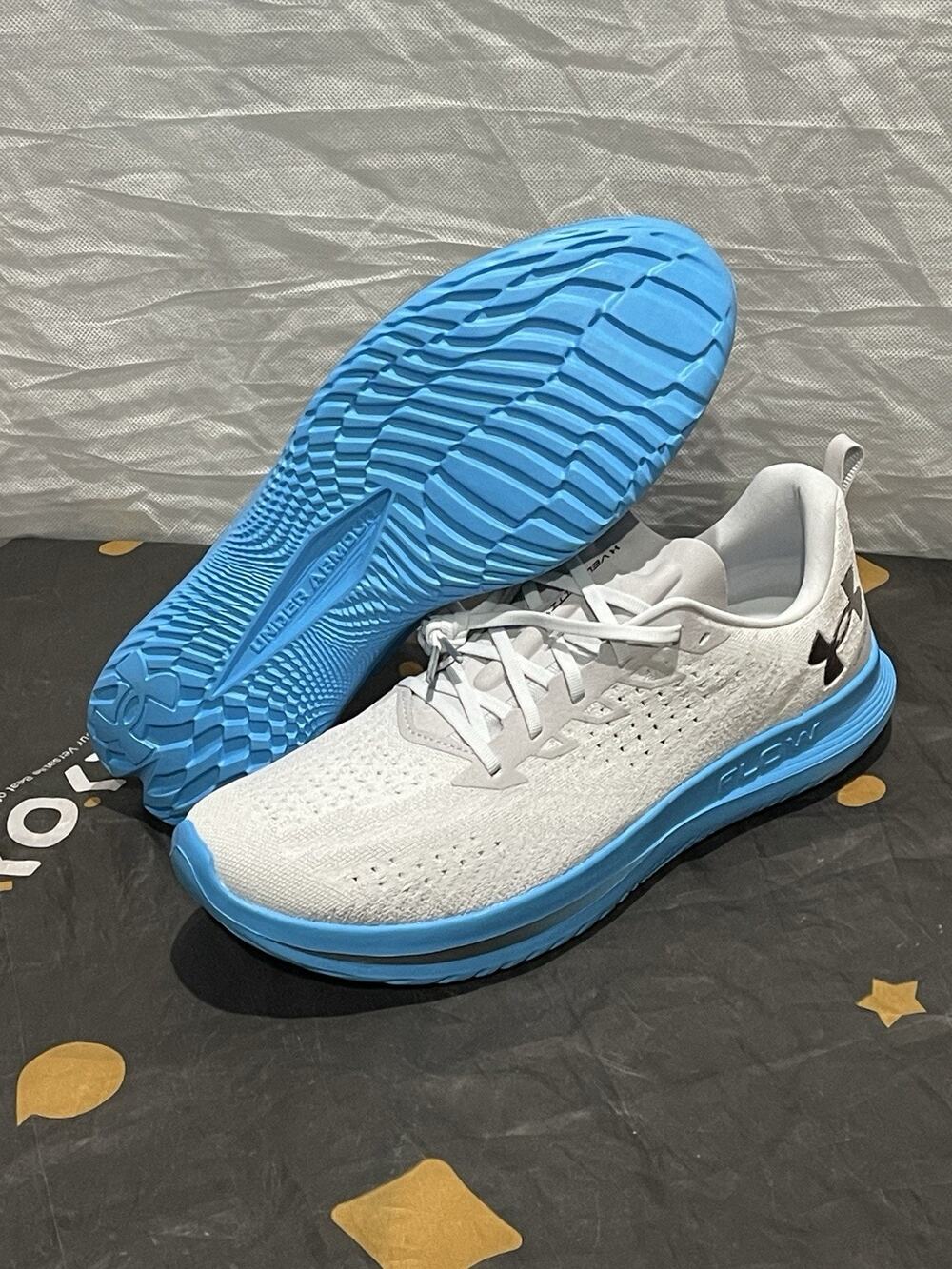 New Men’s 14 Under Armour Flow Velociti 4 Halo Grey Capri